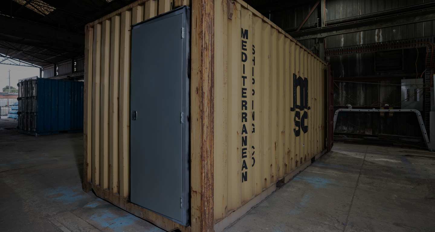 Shipping Container PA Doors Fast Delivery